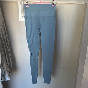 Spiritual Gangster Size XS/S Blue Ribbed Leggings